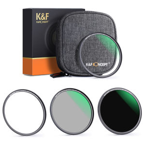 KipalityF Concept Magnetic Filter Kit ND1000 MCUV CPL Ultra Slim filter Easy Install Camera Lens and Filter Pouch 49mm 52mm 58mm 62mm 67mm 82mm