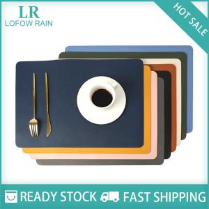 LF Wholesale✨Flash Sale ✨ Double-layer Leather Table Mat Nordic Heat-proof Placemat Insulation Waterproof Oil-proof Table Mats For Home Hotel Decoration