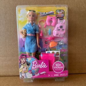 Barbie Doll The Malibu Traveler HJY18/FWV25 Jointed Doll Toy Set RM106
