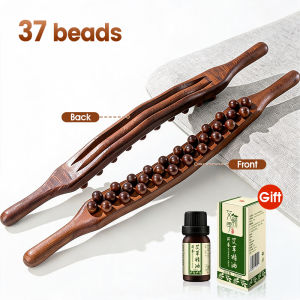 Wooden Guasha Scraping Stick Massage Tools For Back Shoulder Neck Waist Natural Wood Health Care Tool Kayu Urut Badan 榉木擀筋棒