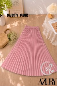 Rok Plisket Anak Polos Premium Tebal Usia 3 -15 Tahun