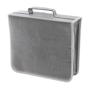 256/384 Capacity Disc Case Large Disc Sleeve Portable VCD Storage Box Portable Bag Protective Wallet with Handle For Car