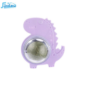 Funslane Mèo bóng bạc hà cho mèo Xoay Ăn Được Liếm Bóng bóng bạc hà Kitten làm sạch răng Đồ Chơi sức khỏe thú cưng Cung Cấp