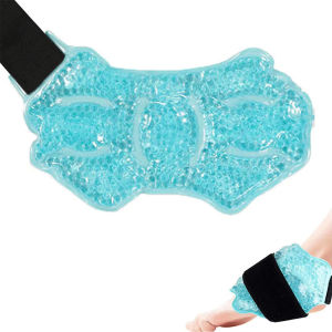 Ankle Ice Pack Hot Cold Compress Gel Beads Reusable Injury Therapy Recovery