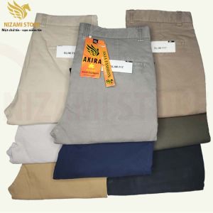 Quần Kaki Nam Hàn Quốc Cao Cấp 7 Màu đẹp Quần Kaki Dáng Ôm Đứng Chất Vải Co Giãn Dày Dặn Không Nhăn Bai Xù