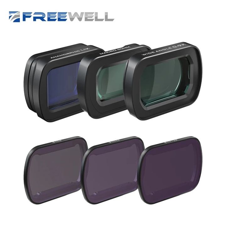 Freewell 2-in-1 Macro 40mm Wide Angle Lens Filter Kit for