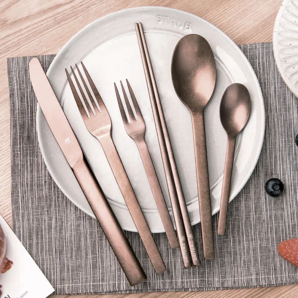 ZWILLING Minimale Vintage PVD Coated 18/10 Stainless Steel Cutlery