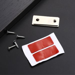 1pair Strong Magnetic Door Catch Latch Handle Closer Cabinet Drawer Ultra Thin Anti-Rust With Screw