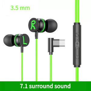 Tai nghe chơi game có dây tai nghe nhét tai USB Type C 3.5mm có mic Tai nghe cuộc gọi âm thanh nổi Tai nghe cho máy tính Oppo Huawei