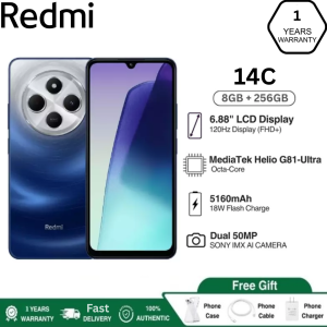 Redmi 14C 5G 8+256GB หน้าจอ 6.88” 120Hz แบตเตอรี่ 5160mAh กล้อง 50MP