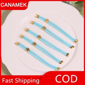 【CANAMEK】 5pcs nylon xoắn dây vòng đeo tay dây có thể điều chỉnh bện dây cho Diy Vòng đeo tay đồ trang sức làm