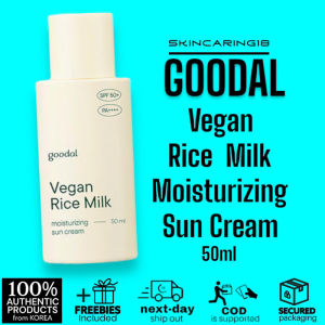 Goodal Vegan Rice Milk Moisturizing Toner 250ml | Cream 70ml by SkinCaring18 (Sun Sunscreen)