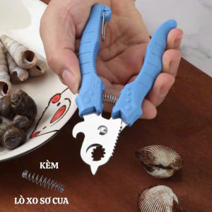 Kìm cắt đuôi ốc tách Xò Huyết bằng thép không gỉ kèm lò xo sơ cua