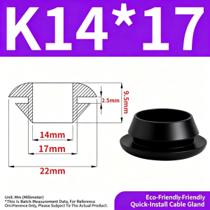 VIVIDI 10PCS Gioăng hộp điện Ống lót dây cao su Snap-In Chất chống cháy Nắp che lỗ cáp Chịu được nhiệt độ cao Vòng bảo vệ dây Hộp điện