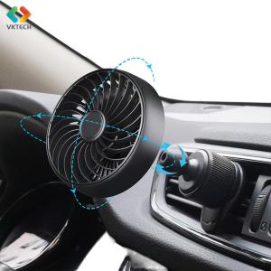 [Celectroni] USB Powered Car Fan Vent Clip Cooling Air Fan 3 Speeds Quiet Brushless Motor 360 Rotatable for Sedan SUV RV Pickup Truck Van