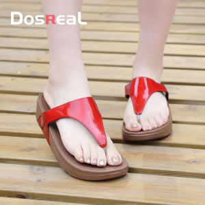 DOSREAL【Ready Stock】100% Original Authentic Fitflops High Quality Summer Muffin Thick Bottom Sandals for Women Casual Slippers Thick Bottom