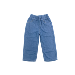 LJMOFA Kids Jeans Pants for Girl 3-12 Yrs Comfortable Cotton Denim Pants for Kids Girl