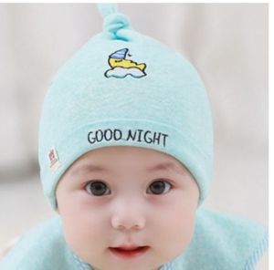 For3-24 Months--Baby Girl Adjustable Wool  hat Bonnet Korean Style Child  Girls Soft Cotton Bonet Cap Sun Hat Gift LH M33