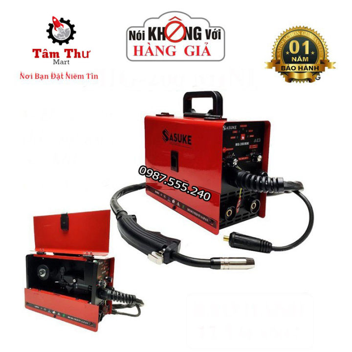 Máy hàn Sasuke MIG 200 MINI 3 chức năng - Bảo hành 12 tháng