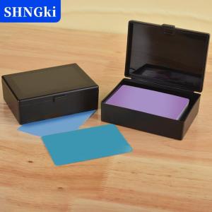 SHNGki Mới trong suốt nhựa lưu trữ hộp photocards thẻ nhỏ lưu trữ hộp bàn tổ chức hộp phân loại hộp văn phòng phẩm