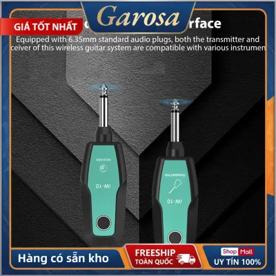 Garosa Hệ thống đàn guitar không dây DK 2.4G Bộ thu phát đàn guitar có thể sạc lại Bộ truyền thời gian thực cho đàn guitar điện Bass điện nhạc cụ hơi