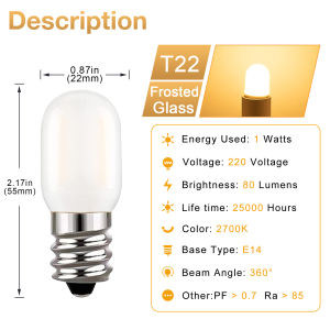 Vitnage Frosted LED Bulbs E12 E14 E27 Dimmable Light Bulbs 1.5W 4W 6W 8W 220V Sofe Warm White Energy Saving Lamps for house ceiling