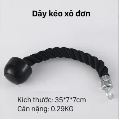 Bộ Dây Cáp Tập Gym Kéo Cáp Đa Năng Ròng Rọc Tập Xô Lưng Tay Vai ( Nhập Khẩu ) OneSport
