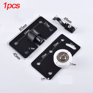1.5M roller cabinet sliding rail set door track aluminum guide wardrobe wheels drawer Pulley Closet Durable Hanging