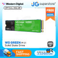 [CLEARANCE] Western Digital WD Green SN350 240GB 480GB 1TB M.2 NVMe Series SSD Solid State Drive with 2.4GB/s Max Sequential Read Performance for PC Computer and Laptop WDS240G2G0C WDS480G2G0C WDS100T3G0C | JG Superstore. 