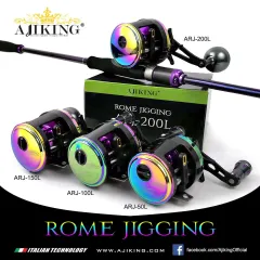 5Kg-7Kg Max Drag Ajiking Rome Jigging (Left Handed) Fishing Reel