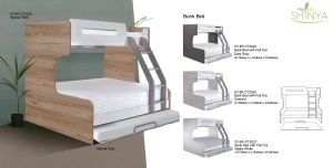 [Pre-order] Kids Bedframe/ Loft Bed set/ Bunk Bed Double Decker Mother Bed