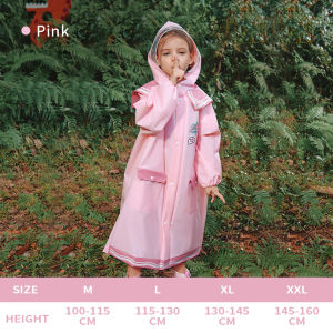 Lemonkid trẻ em áo mưa hoạt hình cho các trường học Áo pon-sô chống thấm nước với túi ghế đồ đi mưa bé trai và bé gái lk2241027