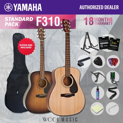 Yamaha F310 Acoustic Guitar 41” - Natural / Sunburst [100% Genuine] [Extra Protection] [F-310 F310 Packages]