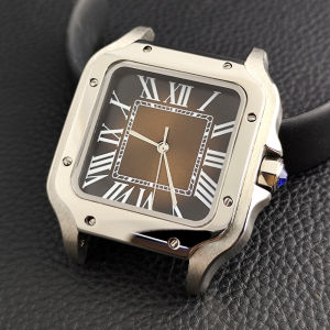 new 38mm NH35 Watch Case Stainless Steel Square Case Modification Parts for NH35 NH38 NH70 Movements For 27mm Dial high-quality