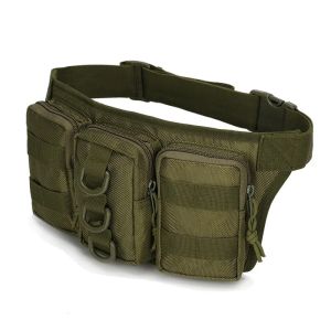 Camel Tactical Waist Pack Pouch Military Waterproof Waist Bags EDC Waist Bags For Outdoor Fishing Hunting And Camping