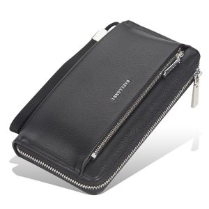 BAELLERRY S1081 DOMPET UANG PANJANG ZIPPER TEBAL DENGAN TALI MUAT HP BESAR