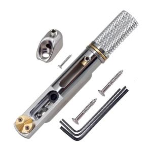 Headless Guitar Bridge Replacement Hardware Durability Brasses Zincs Alloy Construction Smooth Performances