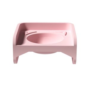 OOC Leak-Proof Elevated Cat Bowl Removable Anti-Spill Pet Feeding Dish High Quality Square Dog Food Container For Cats