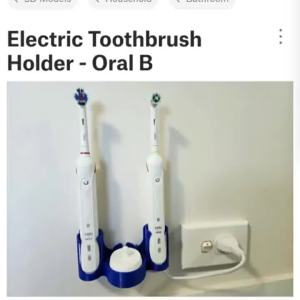 Electric Toothbrush Holder Compatible with Oral-B 2 Slot Bathroom Organizer Stand with Charging Base Storage2026