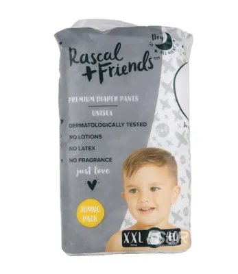 Rascal + Friends Premium Diaper Pants XXL 40pcs