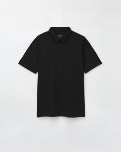 Oxwhite Men Short Sleeve Cotton Polo Pocket Tee