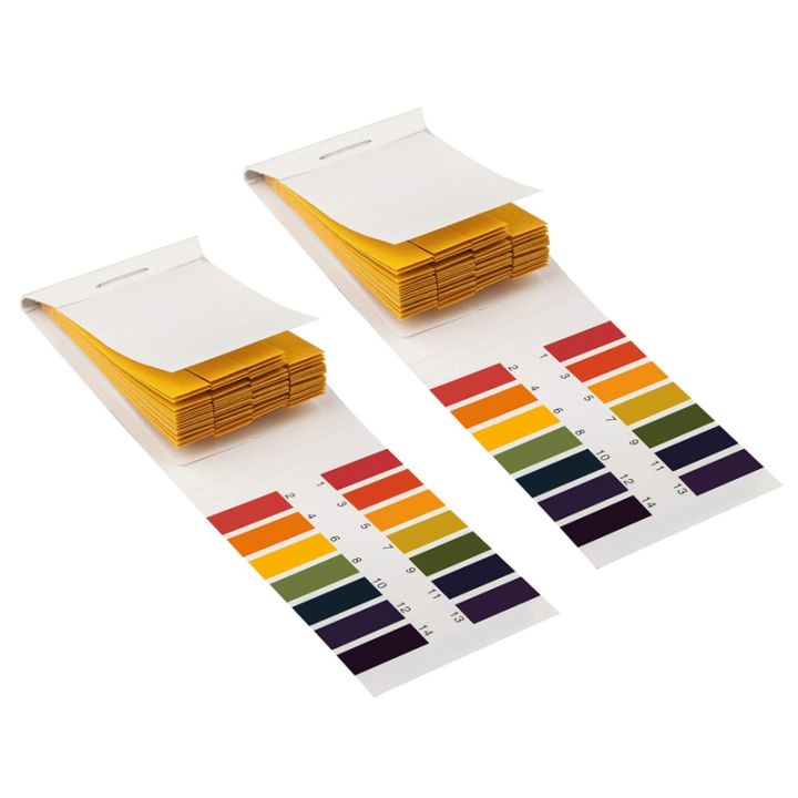 2 Set 160 Strips 1-14 PH Litmus Paper Ph Test Strips Water Cosmetics