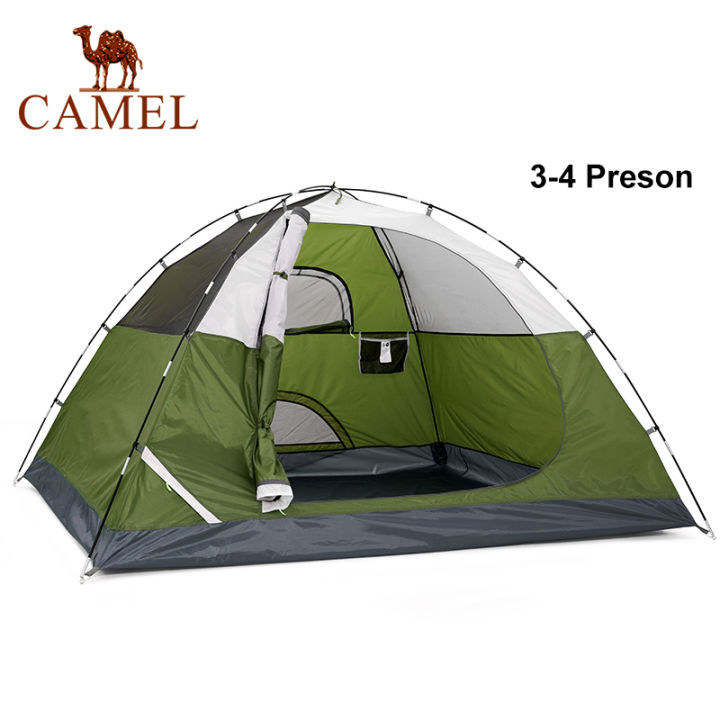 CAMEL CROWN Tents For Camping 4 Person Tent Waterproof