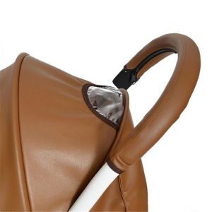 Pelindung Pegangan Stroller Kulit Pu Cover Handle Stroller Anti Slip Sandaran Tangan Stroller Bayi