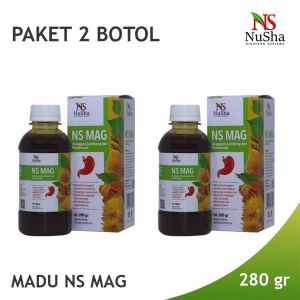 2 BOTOL Obat Herbal Asam Lambung NS MAG MADU ASAM LAMBUNG MADU MAAG MADU GERD MADU GANGGUAN LAMBUNG MADU PENCERNAAN 280GR