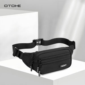 OTOHE Men Chest Bag Waist Bag Fashion Fitness Bag Oxford Cloth Crossbody Bag Sports Bag Waterproof Wear Resistance Durable Bag Large Capacity Street Bag Casual Bag Travel Bag Phone Pouch