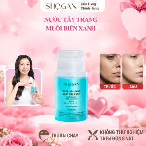 Nước Tẩy Trang SHeGAN Phù Hợp Cho Da Nhạy Cảm 150ml - Làm Sạch Lớp Trang Điểm Bụi Bẩn Kiểm Soát Nhờn