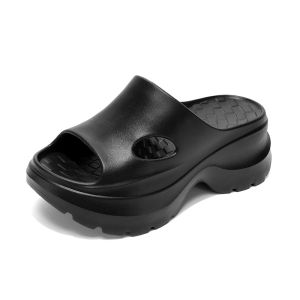 [Free Shipping] 7CM high-heeled thick-soled womens slippers 2026 new model high-quality casual sandals for outdoor wear in stock