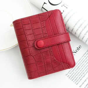 R803 Dompet Wanita Dompet Kulit Dompet Kartu Wanita Motif Croco
