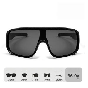 4Pcs Cycling Sunglasses Mountaineering Goggles Women and Man Outdoor Bicycle Windproof Shades Glasses Large UV Protection Sports Sunglass